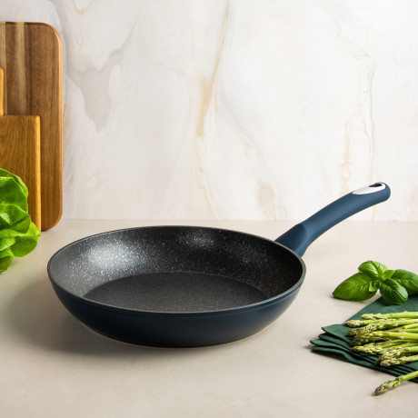 SATOSHI Ривьера Сковорода литая d28см, антипригарное покрытие мрамор, индукция