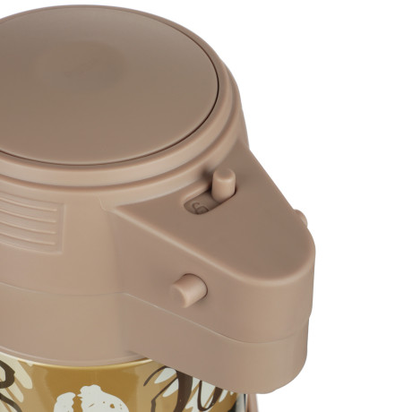 SATOSHI Термос с пневмонасосом "Мокко", стеклянная колба, 1,9 л.