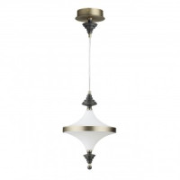 ODEON LIGHT 5404/23L L-VISION ODL_EX25 97 бронзов.брашир../чер/стек/кер. Подвес LED 23W 3000K ULA