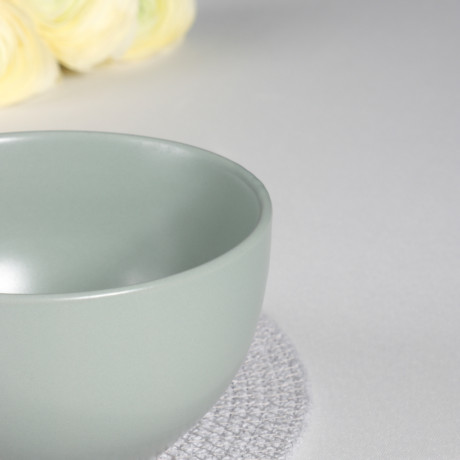 MILLIMI Салатник 710мл, 14х8см, керамика, оливковый