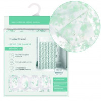 Штора д/ванной Минтту 200(В)*180(Ш) 12 колец, люверсы, PEVA 75957 Master House