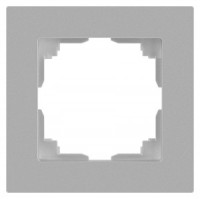 ЭРА Intro Accent рамка СУ 1 мест. алюминий 6-501-03