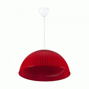 APEYRON св-к подвесной 15W E27 220V красный, шнур  400-600мм 400x180 "Оулу" 16-26