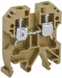 IEK Клемма винтовая КВИ-6мм2 желтая YZN30-006-K05