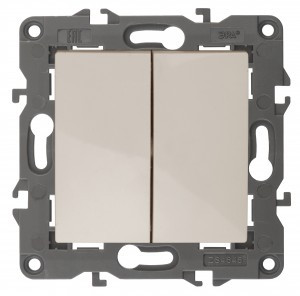 ЭРА 14 Elegance мех. выкл. СУ 2 кл. 10А,250В, сл.кость 14-1104-02 автоклеммы 3424