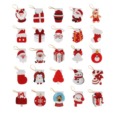 Открытка бирка, 5,4x7,2 см, бумага, микс дизайнов