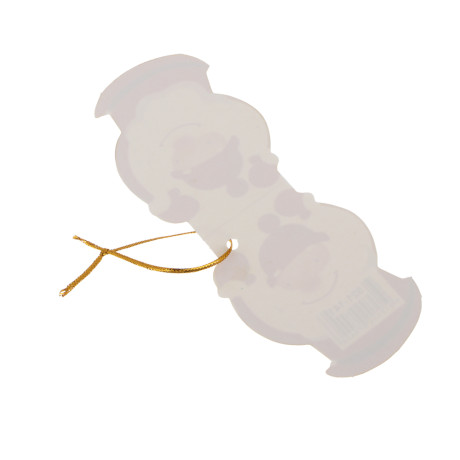 Открытка бирка, 5,4x7,2 см, бумага, микс дизайнов