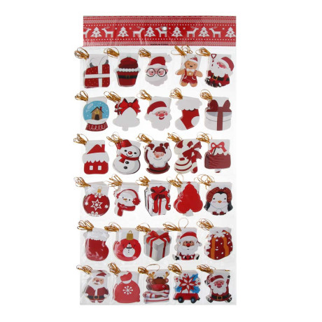 Открытка бирка, 5,4x7,2 см, бумага, микс дизайнов