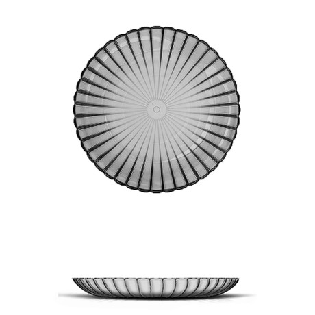 ОСЗ Магия графит Тарелка десертная 19,6см, стекло