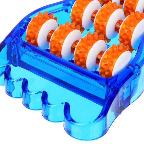 Массажер для ступней ног (улучшающий кровообращение) тм BY SPORT, 21,5x12см, пластик, 2 цвета