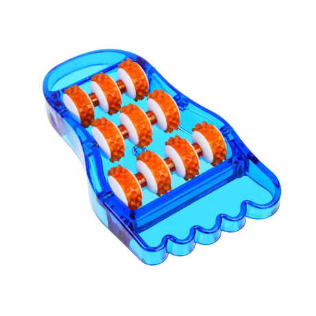 Массажер для ступней ног (улучшающий кровообращение) тм BY SPORT, 21,5x12см, пластик, 2 цвета