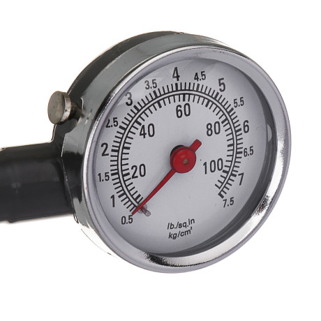 ЕРМАК Манометр механический, метал. корпус, в пластиковом кейсе, блистер