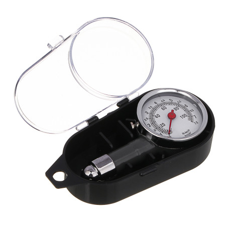 ЕРМАК Манометр механический, метал. корпус, в пластиковом кейсе, блистер