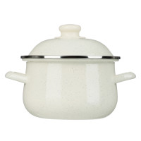 Кастрюля эмалированная VETTA Айвори, 18см, 2л, индукция