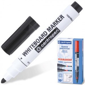 Маркер для доски CENTROPEN кругл., ширина линии 2,5 мм, черный, 8559/1