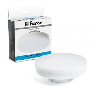 Feron GX70 15W 1300Lm 6400K 6K 40х110 матовая LB-472 48305
