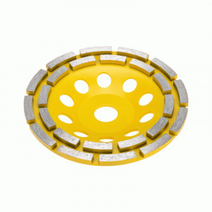 KRANZ Чашка алмазная шлифовальная, двухрядная, 150х22,2мм KR-90-0252