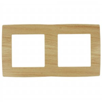 ЭРА 12 рамка СУ 2 мест., сосна, 12-5002-11 9614