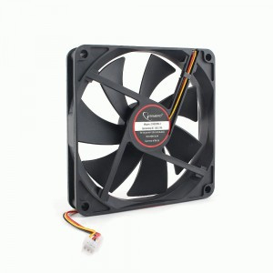 Вентилятор Gembird D14025BM-3 140x140x25, шарикоподшипник, 3 pin, провод 0,4 м