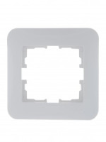 Lezard KARINA LIFE рамка 1 мест. (горизонт.) б/вст бел. (ABS) 708-0200-146