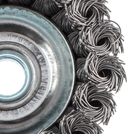 ЕРМАК Щетка металл. для УШМ 75мм/М14 крученая (чашка)