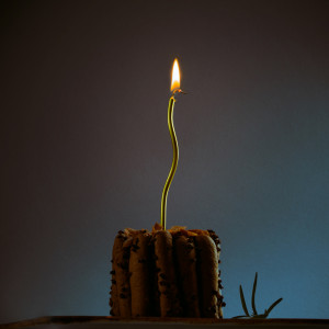 FNtastic Набор свечей для торта, блеск, 6 шт., 17 см, 4 цвета, парафин