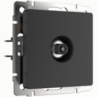 Werkel мех. роз. TV СУ 1 мест. проходн. (черный матовый) W1184008  a051625