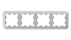 Systeme Electric AtlasDesign ANTIQUE рамка СУ 4 мест. АЛЮМИНИЙ ATN100304 (5!)