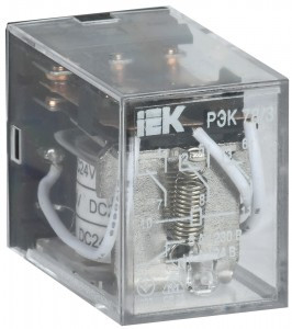 IEK реле промежуточное РЭК78/3(MY3)  5А 24В DC RRP20-3-05-024D