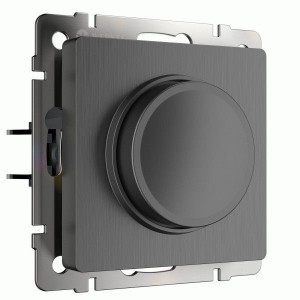 Werkel мех. диммера СУ 1 кл. 600W (графит рифленый) W1142004 a051686