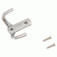 Крючок-вешалка мебельн 2-рожк СТАНДАРТ 011B CP хром В68*Ш51*Г25 ЕВРОПАКЕТ(250,10)