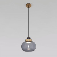 Eurosvet св-к подвесной LED 476 лм 220х220х950 металл бронза/дымчатый Jeffry 50241/1 LED a060674