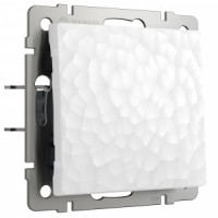 Werkel мех. выкл. СУ 1 кл. 10A проходной (белый) Hammer a052027