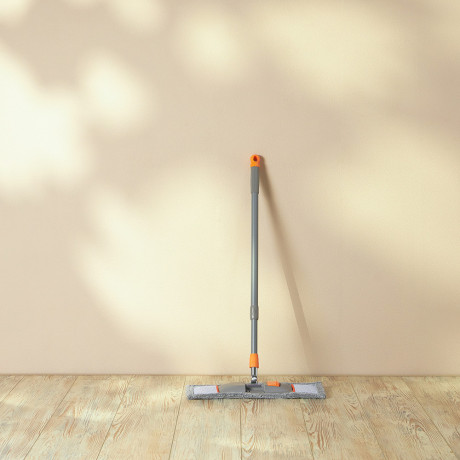 Vetta Швабра с насадкой из микрофибры 44x15см, телескоп.ручка 83-126см