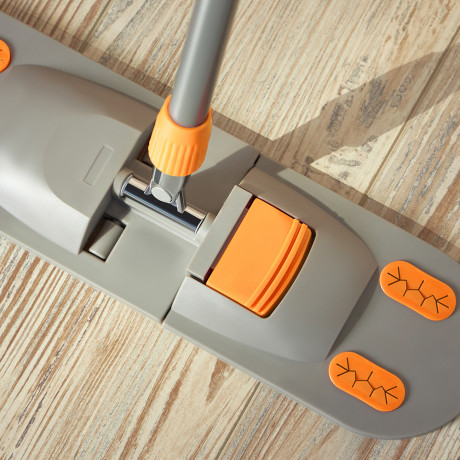 Vetta Швабра с насадкой из микрофибры 44x15см, телескоп.ручка 83-126см