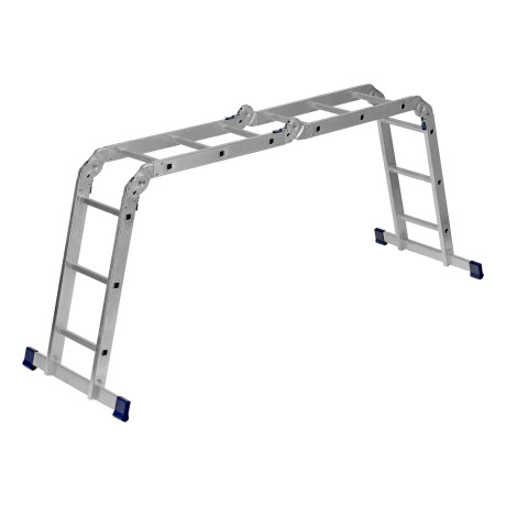 Лестница шарнирная алюминиевая, 4 х 3 ступени, Сибртех