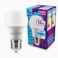 Lumin&#039;arte лампа св/д ЛОН А60 12W E27 (960lm) 6500K 6K 108x60 LSTD-A60-12W6KE27
