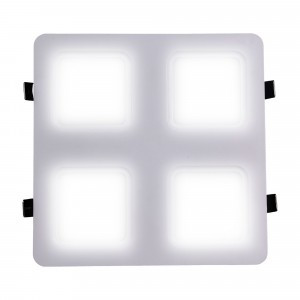 Apeyron св-к встр. св/д даунлайт Грильято 36W(3600lm) 4000К 4К 240х240х27 42-021