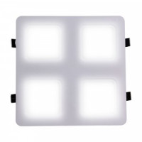 Apeyron св-к встр. св/д даунлайт Грильято 36W(3600lm) 4000К 4К 240х240х27 42-021