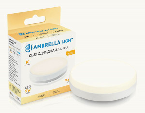 Ambrella лампа св/д GX53 9W(740lm) 2700K 2K 74х28 IC 530903