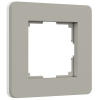 Werkel рамка СУ  1 мест. Split (дымчатый белый, soft-touch) W0013067 a067259