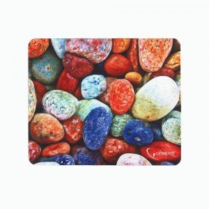 Коврик для мыши Gembird MP-STONES, рисунок "камни", размер 220x180x1мм, полиэстер+резина