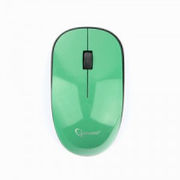 Мышь беспров. Gembird MUSW-111-GRN, зелёный, 2кн.+колесо-кнопка, 1200dpi, 2.4ГГц