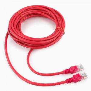 Cablexpert патч-корд UTP cat5e, 5м, литой, многожильный (розовый)