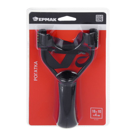 Рогатка тм ЕРМАК, 18х10х4см, 110г, пластик, резина