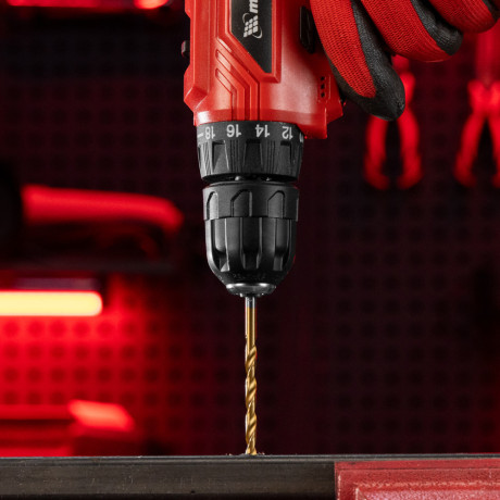 Сверло по металлу, 4.8 мм, HSS, нитридтитановое покрытие, цилиндрический хвостовик Matrix