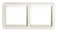 ASD/InHome CLASSICO рамка. СУ 2 мест. бел. (горизонт.) 2302H