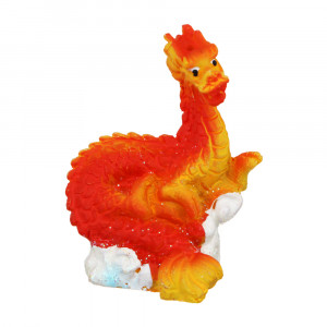 СНОУ БУМ Сувенир &quot;Китайский огненный дракон&quot;, оранжевый 4х3х5 см, полистоун