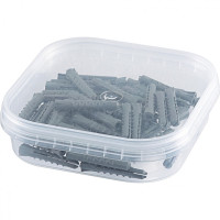 Дюбель, 8 x 40 мм, "Еж" распорный полипропиленовый, 1000 шт Сибртех