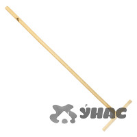 Швабра деревянная полукруглая 150см